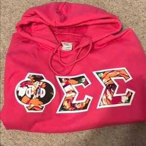 Phi Sigma Sigma Vera Bradley Letter Sweatshirt